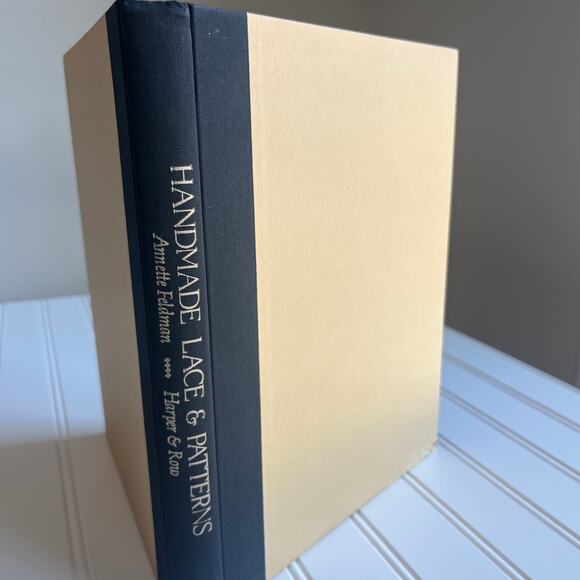 Handmade Lace & Patterns by Annette Feldman 1975 1st Edition Hardcover Vintage - Picture 3 of 16